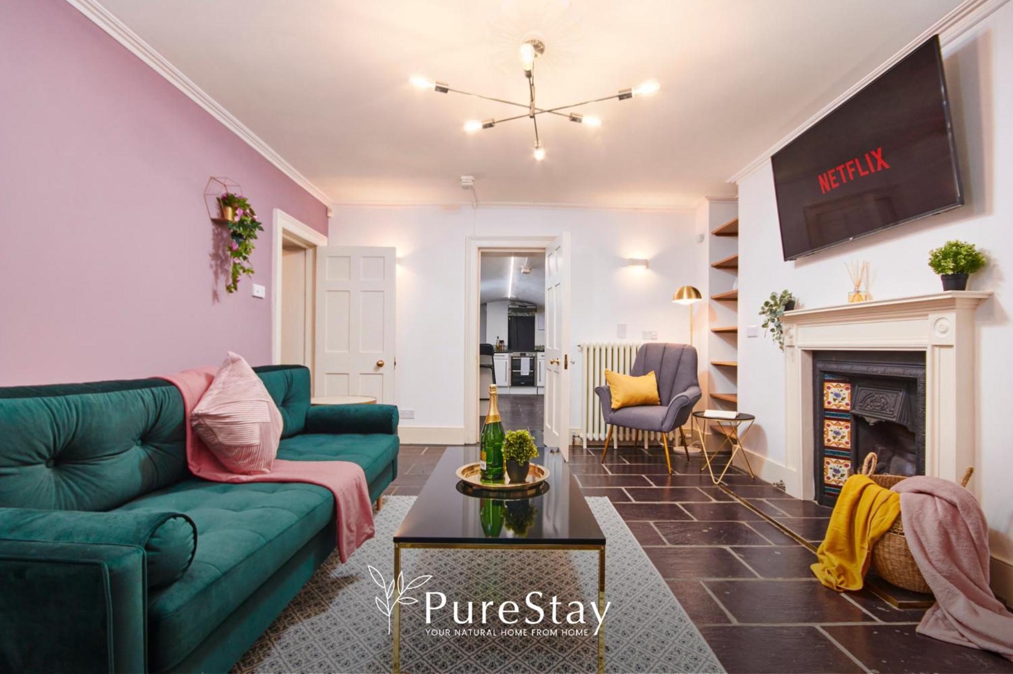 Beautiful 2Bedroom 4 Actual Beds House With Wifi By Purestay Бат Екстер'єр фото
